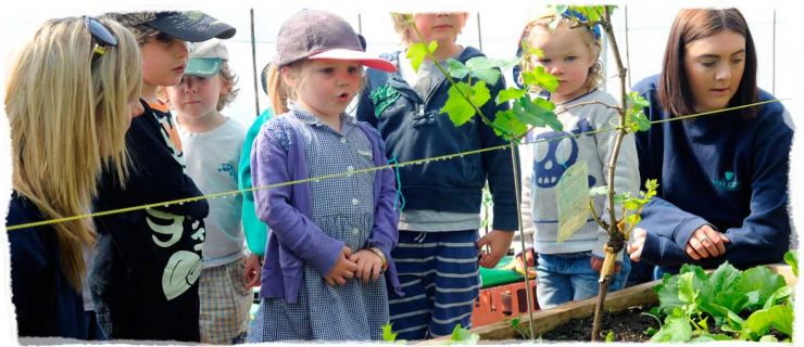 Girl displaying her beautiful painting